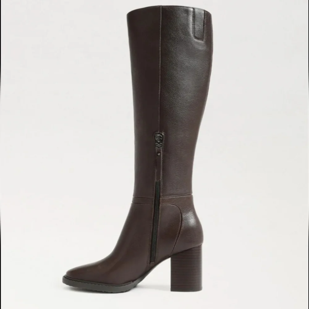 Sam Edelman Elsy Knee High Boot Sable Brown Size 6 Medium Brand New - Picture 4 of 7